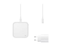 Samsung BREZŽIČNA POLNILNA POS.+ADAPTER+KABEL 15W BELA