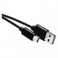 Kabel USB-A / mini USB-B, 2.0, polnjenje, podatki, 2 m, črna