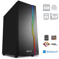 PCPLUS Gamer R5 5600X 16GB 1TB NVMe SSD RTX 3060 12GB Windows 11 Home gaming namizni računalnik