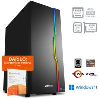 PCPLUS Gamer R5 5600X 32GB 1TB NVMe SSD RTX 3070 8GB Windows 11 Home gaming namizni računalnik