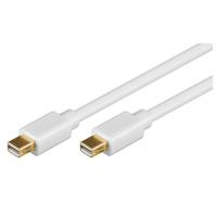 GOOBAY Mini DisplayPort (M) 1.2 2m pozlačen bel kabel