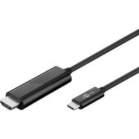 GOOBAY USB-C (M) / HDMI (M) Tip A 4k 60 Hz 1,8 m črn kabel