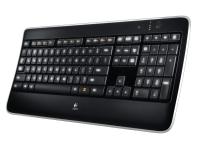 LOGITECH K800 Illuminated brezžična črna slo tisk tipkovnica