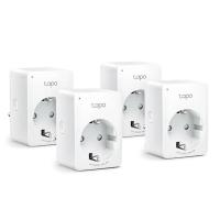 TP-LINK Tapo P100 Mini Smart Wi-Fi 4-pack bela vtičnica