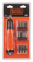 VIJAČNIK S PRIBOROM BLISTER - SET Black&Decker A7073