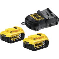 BATTERY KIT 18V XR 2 x 5.0Ah + DCB115 Dewalt DCB115P2