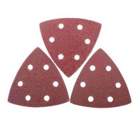 PAPIR BRUSNI TRIKOTNI Z LUKNJAMI 93X93MM 5KOM GR 6 PROFIX 49151