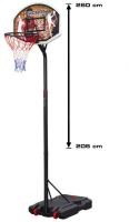HUDORA PROSTOSTOJEČI KOŠ CHICAGO 205-260 cm