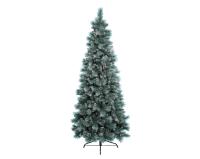JELKA 150 CM ZASNEŽENA S STORŽI