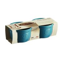 Emile Henry Set 2 kos Ramekins Souffle n°9 / 0,15l / keramika / moder