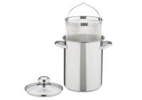 GSW Tridelni visoki lonec za šparglje, beluše 16cm / 4,2l / indukcija / inox