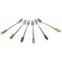 Andrea Fontebasso Eclair Cucpakes set 6kos servirne vilice / inox