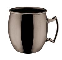 ILSA Mixage copper črn lonček mug moscow mule 500ml / inox