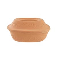  Dvojni glineni pekač Terracotta 24,5x34x11,5cm / 3l / Schlemmertopf / keramika