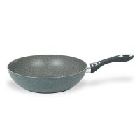 Gusto Casa Cookstone vok 28cm / 1 ročaj / indukcija / aluminij, kamnita prevleka