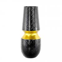  Luxury vaza črno-zlata Weissestail / 15xh37cm / keramika