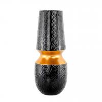  Luxury vaza črno-bakrena Weissestail /15xh37cm / keramika