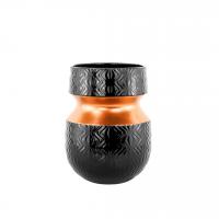  Luxury vaza črno-bakrena Weissestail / 20xh26cm /keramika