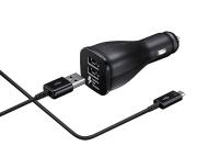 Samsung  DVOJNI AVTOMOBILSKI HITRI POLNILNIK IN KABEL USB 2.0 12V MICROUSB 2A