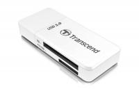 Transcend Čitalec kartic RDF5 bel, USB A 3.1 --> SD, microSD