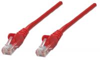 Intellinet Mrežni kabel 7,5 m Cat5e, CCA, rdeč