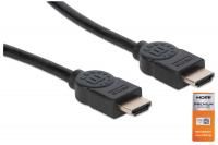 Manhattan HDMI kabel z Ethernetom 1,8 m črn 