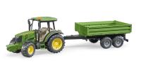 BRUDER JOHN DEERE 5115M TRAKTOR S PRIKOLICO L=260/325mm