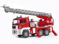 BRUDER MAN TGA KAMION GASILEC S LESTVIJO IN ZVOKOM L=470mm