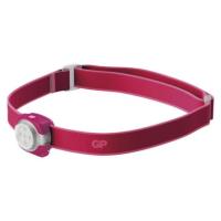 GP naglavna LED svetilka CH31, 40 lm, 8m, 2× CR2025, roza