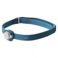 GP naglavna LED svetilka CH31, 40 lm, 8m, 2× CR2025, modra