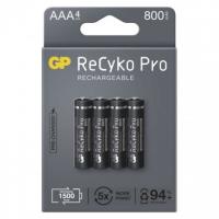 Polnilna baterija GP ReCyko Pro Professional HR03 (AAA) 4kos