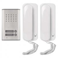 Avdio domofon za 2 uporabnika H1086 beli