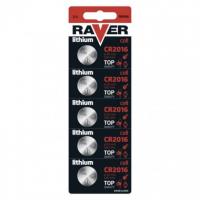 Baterija RAVER gumbna CR2016 5 blister