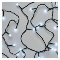LED božična cherry veriga – kroglice, 2,5 m, notranja, hladna bela