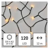 LED božična veriga, 12 m, zunanja in notranja, vintage