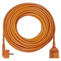 Podaljšek 30 m / 1 vtičnica / oranžni / PVC / 250 V / 1,5 mm2