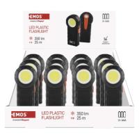 Ročna COB LED svetilka, 3× AAA