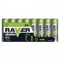 Baterija RAVER Alkaline LR6 AA 8 folija