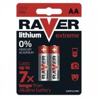Baterija RAVER litijska FR6 AA 2 blister