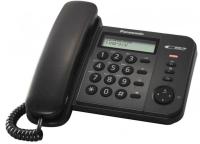 PANASONIC žični telefon KX-TS560FXB črn