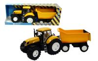 Traktor Pro Rumeni + Prikolica, 61 cm