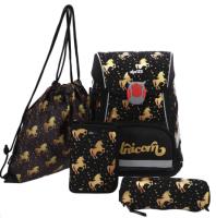 TORBA ŠOLSKA SAMOROG ZLAT 4/1 SET